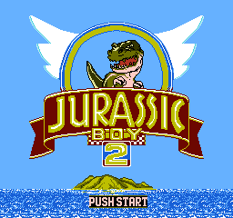 Jurassic Boy 2 (Homebrew) — Title screen